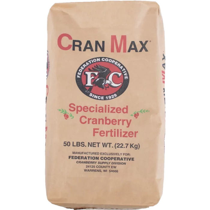 bulk paper specialty bag with cranberry fertilizer