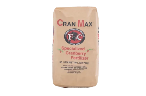 bulk paper specialty bag with cranberry fertilizer