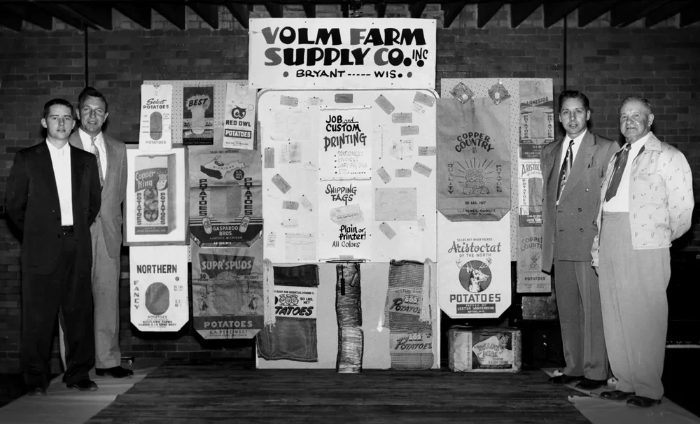 Volm trade show booth in the 1950's